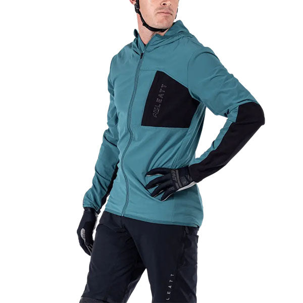 Image showing Leatt, Trail 1.0 Jacket (MTB) Mountain Bike in Velvet, Colors: Black, Glow, Teal, Velvet, Sizes: 2-3, SKU: 5024130330