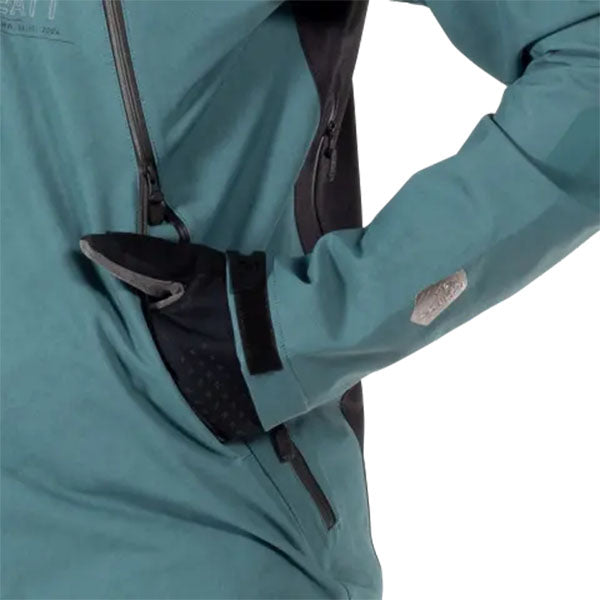 Studio product image of Leatt, HydraDri 5.0 Jacket (MTB) Mountain Bike in Loam, Colors: Black, Loam, Teal, Sizes: 2-3, SKU: 5025104360