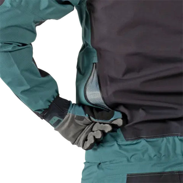 Studio product image of Leatt, HyrdraDri 3.0 Mono Suit (MTB) Mountain Bike in Shadow, Colors: Shadow, Teal, Sizes: 2-3, SKU: 5023035150