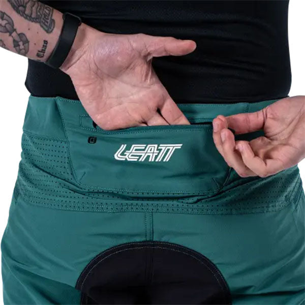 Product photo showing Leatt, Enduro 3.0 Short (MTB) Mountain Bike in Loam, Colors: Black, Loam, Teal, Sizes: 28-40, SKU: 5025010345