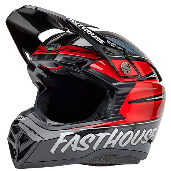 motorcycle helmet, showing aerodynamic shell design, ventilation ports, and secure retention system built for rider comfort and protection. SKU 07163695.