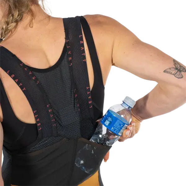 Detailed product image of Leatt, Endurance 5.0 Women Bib (MTB) Mountain Bike in Black, Colors: Black, Peanut, Sizes: 2-2, SKU: 5024130903