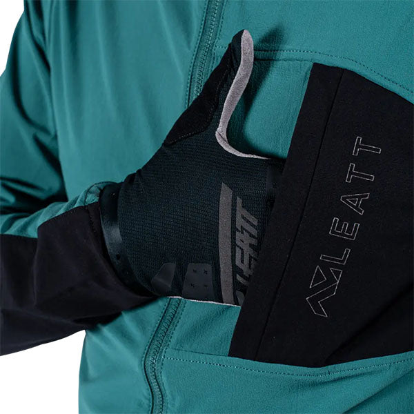 Product image of Leatt, Trail 1.0 Jacket (MTB) Mountain Bike in Velvet, Colors: Black, Glow, Teal, Velvet, Sizes: 2-3, SKU: 5024130330