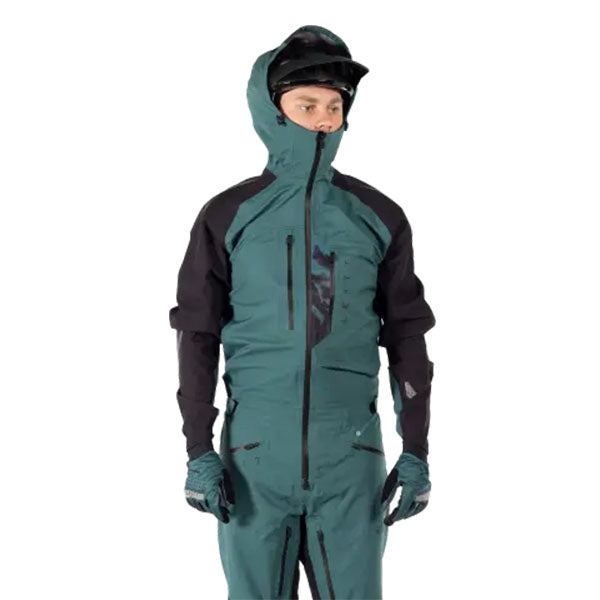 Product photo showing Leatt, HyrdraDri 3.0 Mono Suit (MTB) Mountain Bike in Teal, Colors: Shadow, Teal, Sizes: 2-3, SKU: 5023035150