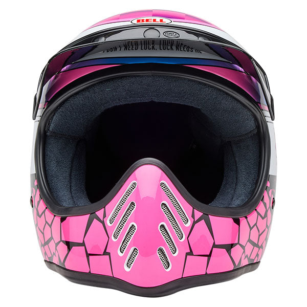 motorcycle helmet, showing aerodynamic shell design, ventilation ports, and secure retention system built for rider comfort and protection. SKU 07164110.