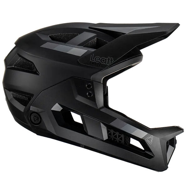 Studio product image of Leatt, V25 Enduro 2.0 Helmet (MTB) Mountain Bike, Colors: Cyan, Lava, Purple, Stealth, White, Sizes: LG, MD, SM