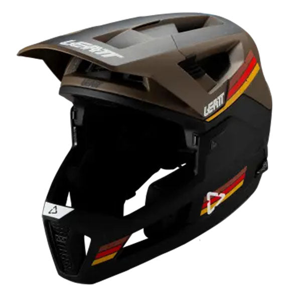 Detailed product image of Leatt, V25 Enduro 4.0 Helmet (MTB) Mountain Bike in White, Colors: Loam, Red, Stealth, White, Sizes: LG, MD, SM