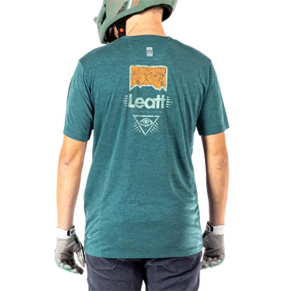 Product photo showing Leatt, Gravity 1.0 Jersey (MTB) Mountain Bike in Mint, Colors: Black, Loam, Mint, Teal, Sizes: 2-2, SKU: 5025020121