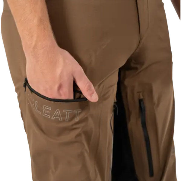 Product photo showing Leatt, HydraDri 5.0 Pant (MTB) Mountain Bike in Black, Colors: Black, Loam, Sizes: 28-40, SKU: 5023035656