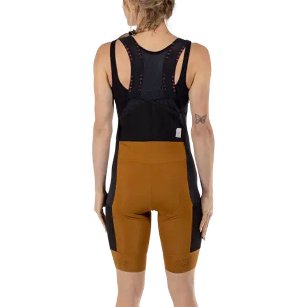 Detailed product image of Leatt, Endurance 5.0 Women Bib (MTB) Mountain Bike in Peanut, Colors: Black, Peanut, Sizes: 2-2, SKU: 5024130903