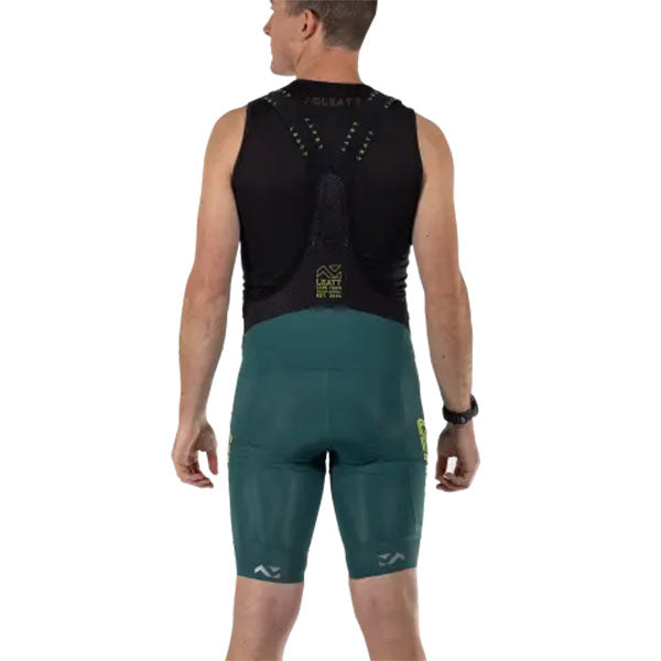 Studio product image of Leatt, Endurance 6.0 Bib (MTB) Mountain Bike in Black, Colors: Black, Teal, Sizes: 2-3, SKU: 5025103303