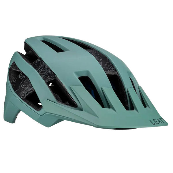 Product photo showing Leatt, Trail 3.0 V25 Helmet (MTB) Mountain Bike, Colors: Pistachio, Rust, Stealth, Sizes: LG, MD, SM, SKU: 1025103622