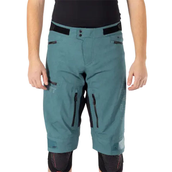 Detailed product image of Leatt, HydraDri 5.0 Short (MTB) Mountain Bike in Teal, Colors: Black, Teal, Sizes: 28-40, SKU: 5023035752