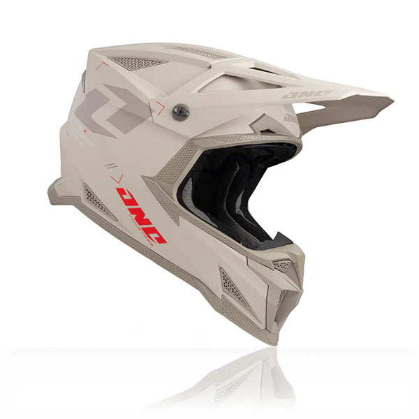 One Industries X-297 Focus Helmet, motocross/off-road helmet, detail view, color options: 2X, LG, MD, SM, XL, XS, sizes: Black/White, Electric Blue, Electric Red, Stone Gray, Weston Sand, White/Gray