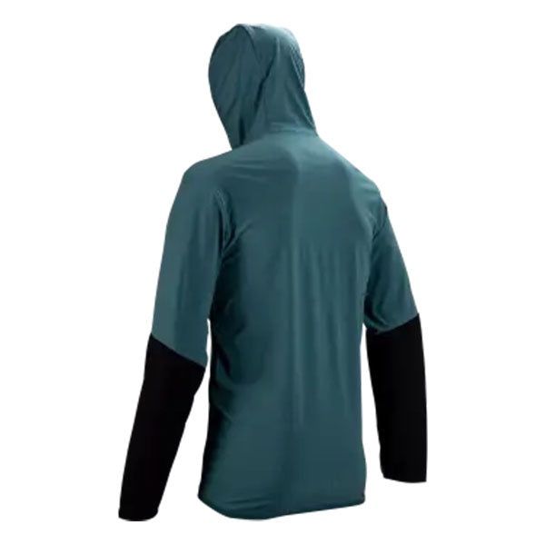 Detailed product image of Leatt, Trail 1.0 Jacket (MTB) Mountain Bike in Black, Colors: Black, Glow, Teal, Velvet, Sizes: 2-3, SKU: 5024130330