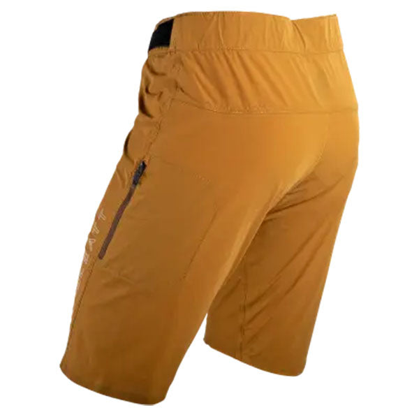 Product photo showing Leatt, Trail 1.0 Shorts (MTB) Mountain Bike in Black, Colors: Black, Peanut, Velvet, Sizes: 28-38, SKU: 5024130565