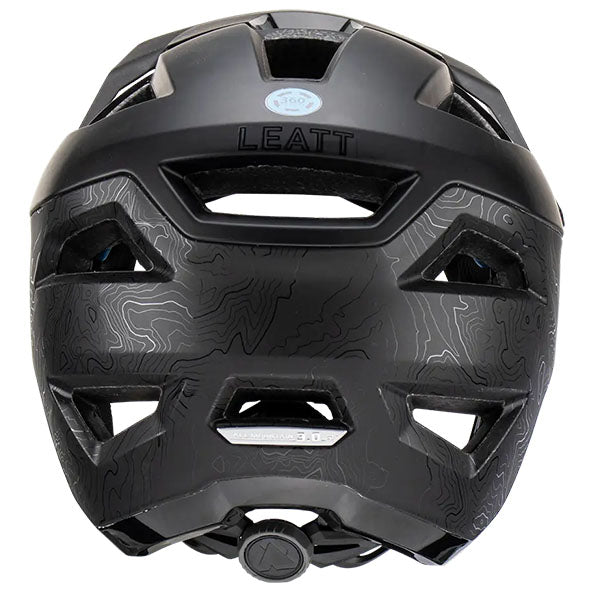 Detailed product image of Leatt, AllMtn 3.0 V25 Helmet (MTB) Mountain Bike in Stealth, Colors: Graphite, Red, Rust, Stealth, White, Sizes: LG, MD, SM, SKU: 1023015401