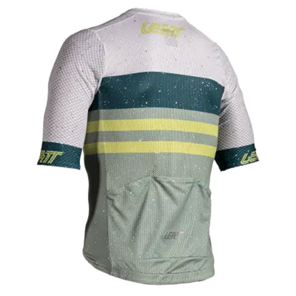 Detailed product image of Leatt, Endurance 6.0 Jersey (MTB) Mountain Bike in Neon, Colors: Black, Neon, Teal, Sizes: 2-3, SKU: 5025103283