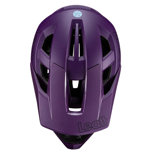 Studio product image of Leatt, V25 Enduro 2.0 Helmet (MTB) Mountain Bike in Cyan, Colors: Cyan, Lava, Purple, Stealth, White, Sizes: LG, MD, SM