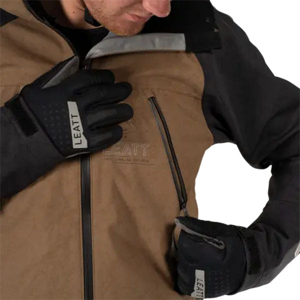 Product photo showing Leatt, HydraDri 5.0 Jacket (MTB) Mountain Bike in Black, Colors: Black, Loam, Teal, Sizes: 2-3, SKU: 5025104360