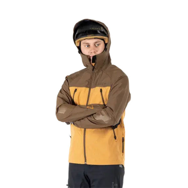 Detailed product image of Leatt, HydraDri 4.0 Jacket (MTB) Mountain Bike in Timber, Colors: Black, Rust, Timber, Sizes: 2-3, SKU: 5025104381