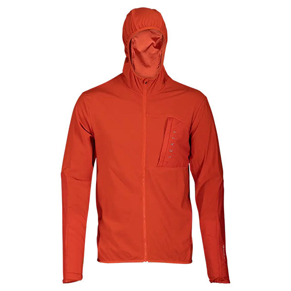 Detailed product image of Leatt, Trail 1.0 Jacket (MTB) Mountain Bike in Black, Colors: Black, Glow, Teal, Velvet, Sizes: 2-3, SKU: 5024130330