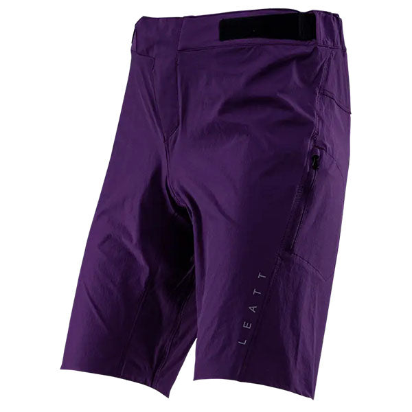 Product photo showing Leatt, Trail 1.0 Shorts (MTB) Mountain Bike in Peanut, Colors: Black, Peanut, Velvet, Sizes: 28-38, SKU: 5024130565