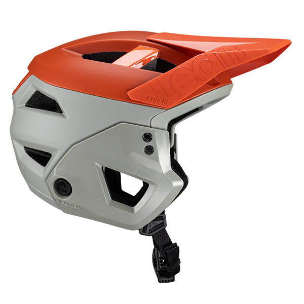 Product photo showing Leatt, V25 Enduro 3.0 Helmet (MTB) Mountain Bike, Colors: Glow, Pistachio, Rust, White, Sizes: LG, MD, SM, SKU: 1024120290