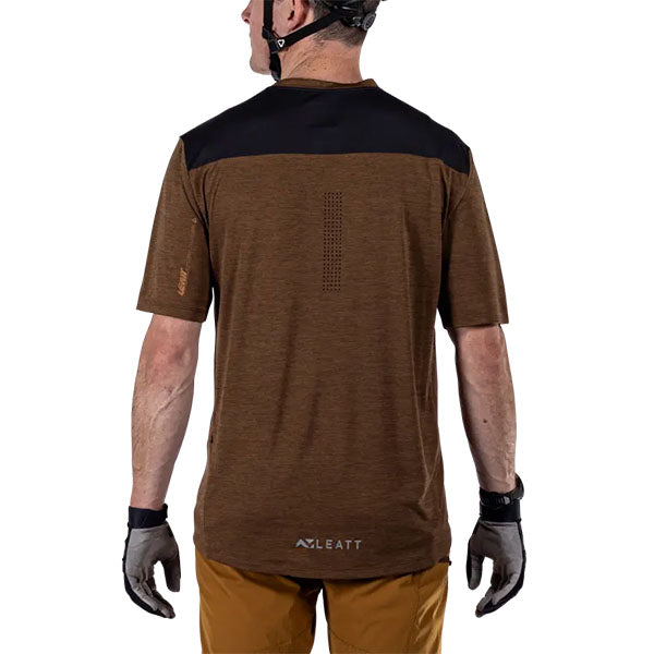 Studio product image of Leatt, Trail 1.0 Jersey (MTB) Mountain Bike in Rust, Colors: Black, Loam, Rust, Teal, Sizes: 2-3, SKU: 5025103905