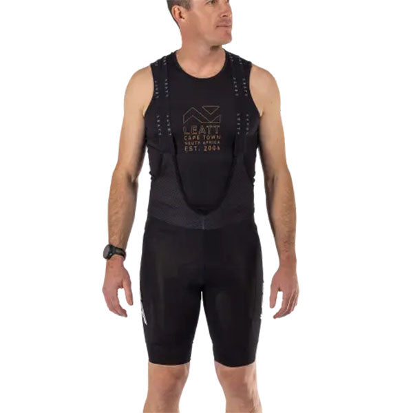 Image showing Leatt, Endurance 6.0 Bib (MTB) Mountain Bike in Teal, Colors: Black, Teal, Sizes: 2-3, SKU: 5025103303