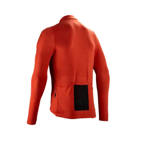 Studio product image of Leatt, MTB Endurance 4.0 Long Sleeve Jersey in Lava, Colors: Black, Lava, Teal, Sizes: 2-3, SKU: 5025103360