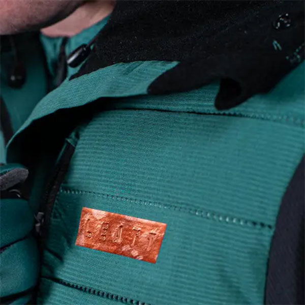 Detailed product image of Leatt, Trail 3.0 Jacket (MTB) Mountain Bike in Teal, Colors: Black, Rust, Teal, Sizes: 2-3, SKU: 5025103645