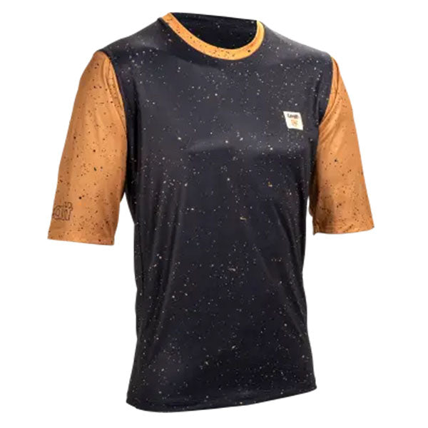 Detailed product image of Leatt, Enduro 3.0 Jersey (MTB) Mountain Bike in Graphite, Colors: Black, Graphite, Pistachio, Rust, Sizes: 2-3, SKU: 5025010244