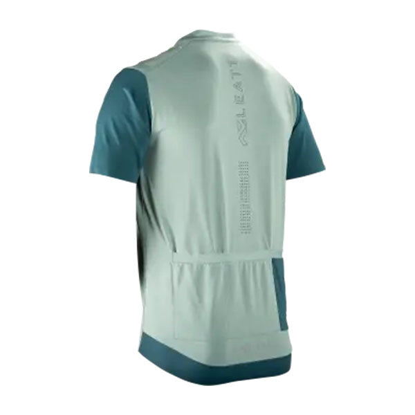Product photo showing Leatt, Trail 3.0 Jersey (MTB) Mountain Bike in Lava, Colors: Black, Cream, Lava, Pistachio, Sizes: 2-3, SKU: 5025103824