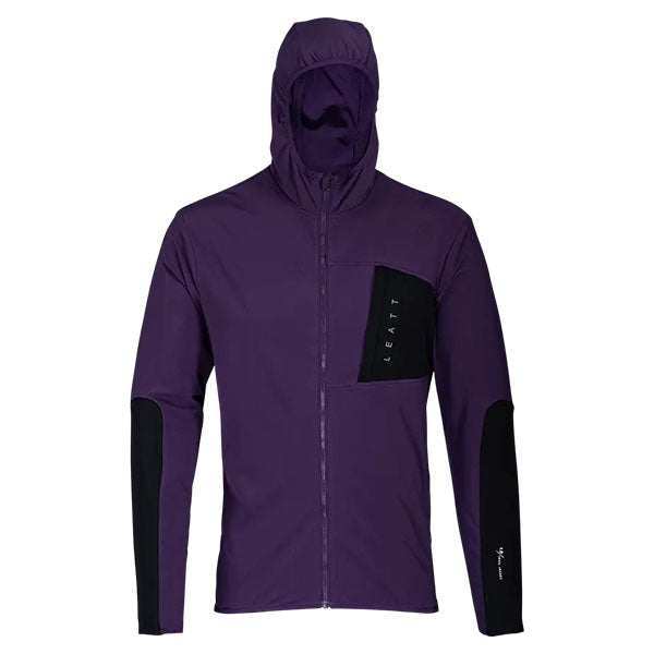Studio product image of Leatt, Trail 1.0 Jacket (MTB) Mountain Bike in Velvet, Colors: Black, Glow, Teal, Velvet, Sizes: 2-3, SKU: 5024130330
