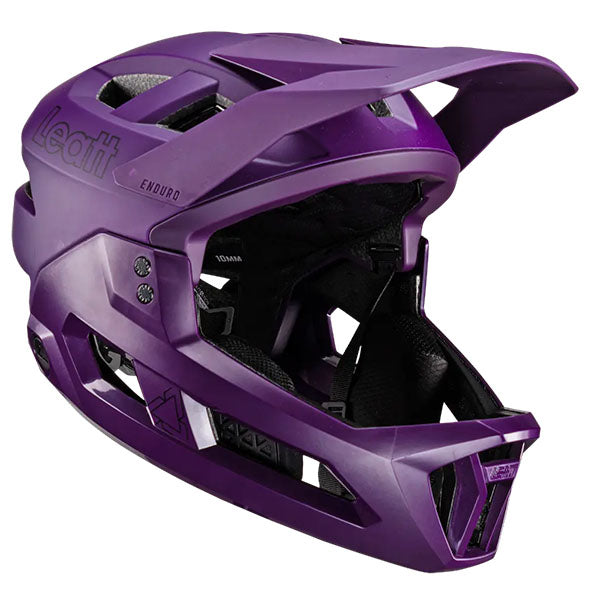 Product image of Leatt, V25 Enduro 2.0 Helmet (MTB) Mountain Bike in Purple, Colors: Cyan, Lava, Purple, Stealth, White, Sizes: LG, MD, SM