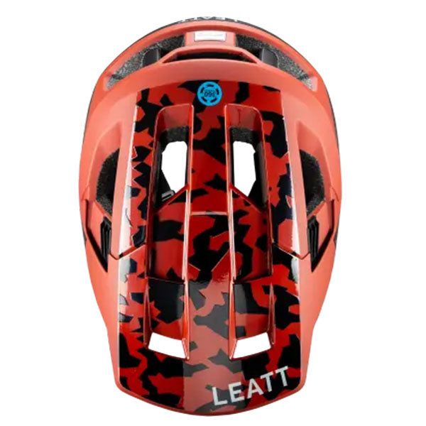 Product photo showing Leatt, AllMtn 4.0 Helmet (MTB) Mountain Bike, Colors: Lava, Peanut, Stealth, Teal, Sizes: LG, MD, SM, SKU: 1025104241