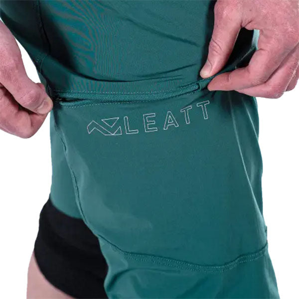Image showing Leatt, Trail 2.0 Shorts (MTB) Mountain Bike in Teal, Colors: Black, Peanut, Teal, Sizes: 28-40, SKU: 5025104163