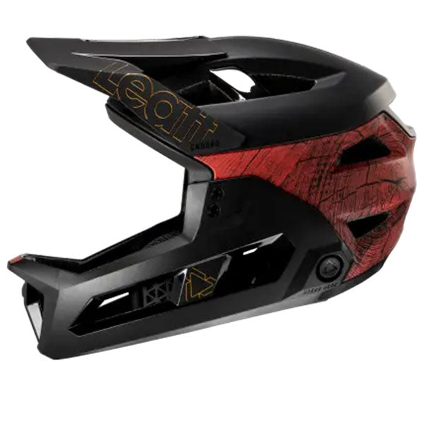 Detailed product image of Leatt, V25 Enduro 3.0 Helmet (MTB) Mountain Bike in White, Colors: Glow, Pistachio, Rust, White, Sizes: LG, MD, SM, SKU: 1024120290