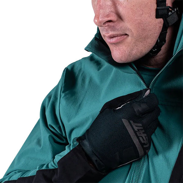 Studio product image of Leatt, Trail 1.0 Jacket (MTB) Mountain Bike in Velvet, Colors: Black, Glow, Teal, Velvet, Sizes: 2-3, SKU: 5024130330