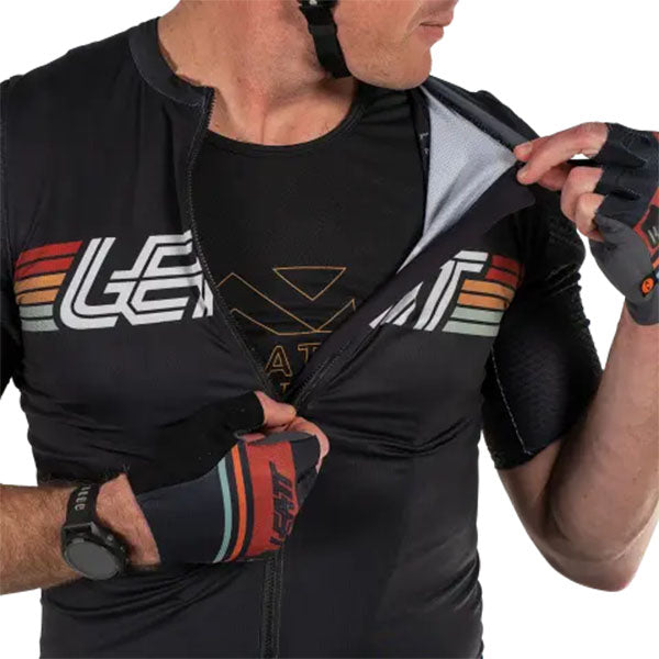 Detailed product image of Leatt, Endurance 6.0 Jersey (MTB) Mountain Bike, Colors: Black, Neon, Teal, Sizes: 2-3, SKU: 5025103283