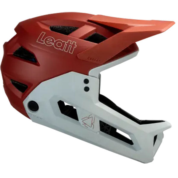 Image showing Leatt, V25 Enduro 2.0 Helmet (MTB) Mountain Bike, Colors: Cyan, Lava, Purple, Stealth, White, Sizes: LG, MD, SM