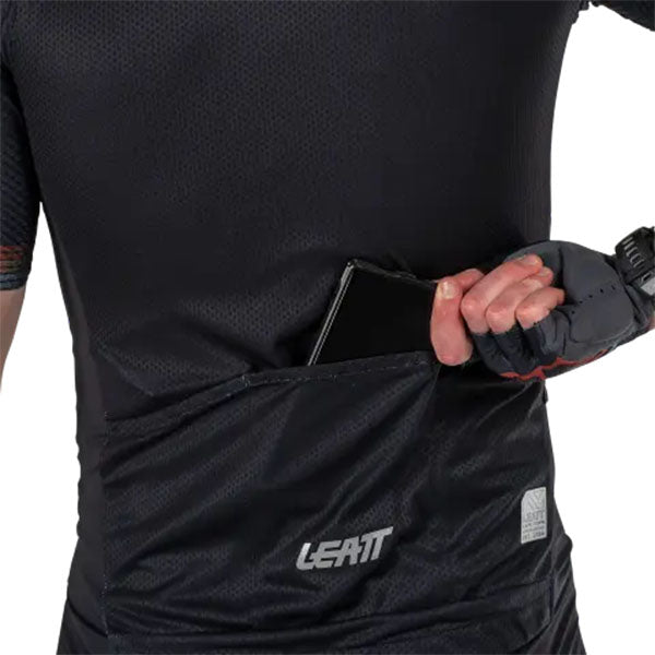 Detailed product image of Leatt, Endurance 6.0 Jersey (MTB) Mountain Bike, Colors: Black, Neon, Teal, Sizes: 2-3, SKU: 5025103283