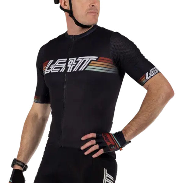 Image showing Leatt, Endurance 6.0 Jersey (MTB) Mountain Bike, Colors: Black, Neon, Teal, Sizes: 2-3, SKU: 5025103283