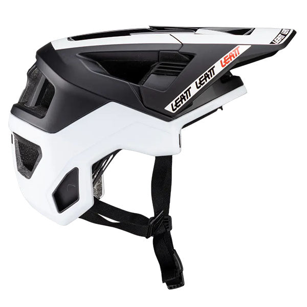 Studio product image of Leatt, V25 Enduro 4.0 Helmet (MTB) Mountain Bike, Colors: Loam, Red, Stealth, White, Sizes: LG, MD, SM