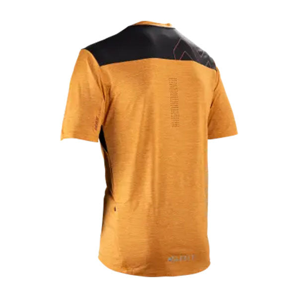 Product photo showing Leatt, Trail 1.0 Jersey (MTB) Mountain Bike in Black, Colors: Black, Loam, Rust, Teal, Sizes: 2-3, SKU: 5025103905