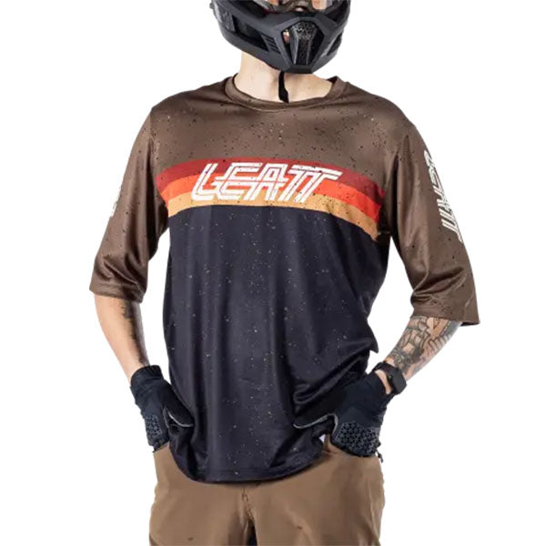 Detailed product image of Leatt, Enduro 3.0 Jersey (MTB) Mountain Bike, Colors: Black, Graphite, Pistachio, Rust, Sizes: 2-3, SKU: 5025010244