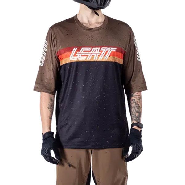 Image showing Leatt, Enduro 3.0 Jersey (MTB) Mountain Bike in Pistachio, Colors: Black, Graphite, Pistachio, Rust, Sizes: 2-3, SKU: 5025010244