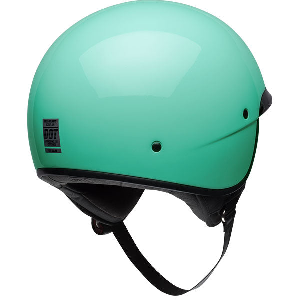 motorcycle helmet, rear view, showing aerodynamic shell design, ventilation ports, and secure retention system built for rider comfort and protection. SKU 07149639.