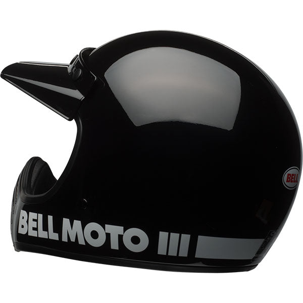 motorcycle helmet, rear view, showing aerodynamic shell design, ventilation ports, and secure retention system built for rider comfort and protection